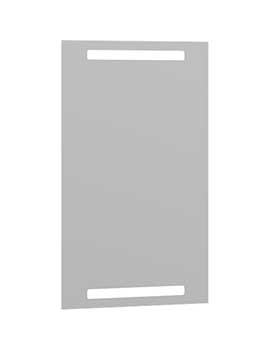 Luna Mirror with horizontal LED lighting, 700x400 mm