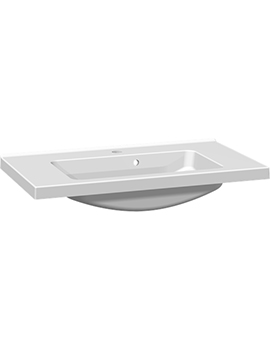 Dansani Luna Allegro marble cast washbasin - 810 x 45mm