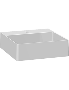 Dansani Luna Marcato countertop washbasin in solid surface - 405 x 120mm