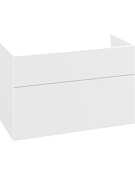 Dansani Luna Vanity unit with 2 drawers - 1000 x 640mm