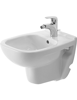 Duravit D-Code Bidet Wall Mounted Compact  By Duravit