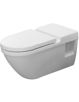 Duravit Starck 3 Wall Mounted WC Pan with Extended Hinge Shaft