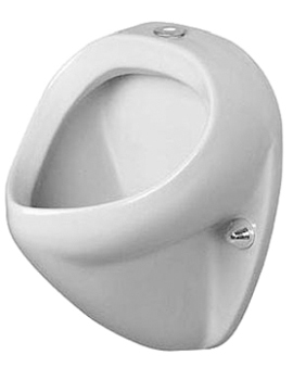 Duravit Urinal Jim Visible Inlet 345 x 350 mm By Duravit