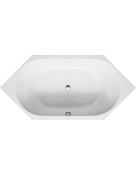 Duravit D-Code Hexagon Bathtub Incl.Support Frame  By Duravit