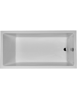 Starck  Bathtub with One Backrest Slope 1800 x 900 mm