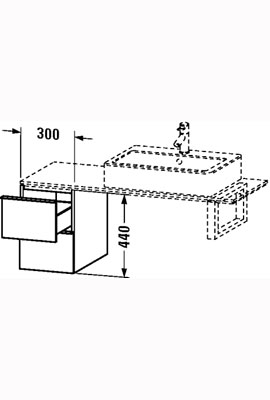 Duravit Happy D.2 300 x 480mm Floor Cabinet