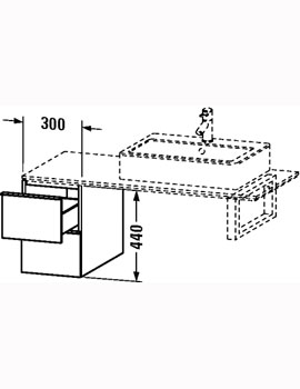 Duravit Happy D.2 300 x 548mm Floor Cabinets