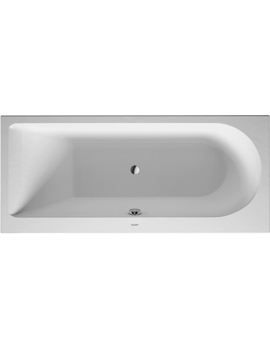 Duravit Darling New Bathtub with One Backrest Slope Left 120Litre