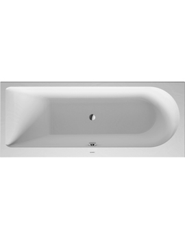 Duravit Darling New Bathtub with One Backrest Slope Left 135Litre