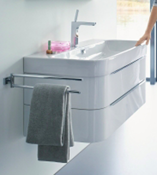 Duravit Happy D.2 Wall-Mounted 2 Drawers Vanity Unit 775mm