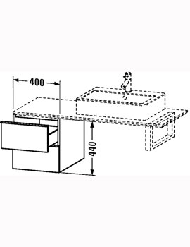 Duravit Happy D.2 400 x 548mm Floor Cabinets