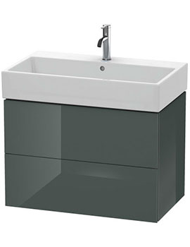 Duravit L-Cube 2 Drawers Vanity Unit 784mm For Vero Air Basin - LC 6277