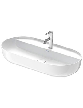 Luv Wash Bowl 800 x 400mm with 1 Tap Hole - 038080