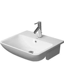 Duravit Me By Starck Semi-Recessed Washbasin  By Duravit