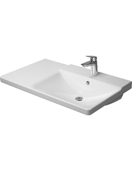 P3 Comforts Right Handed Asymmetric Furniture Washbasin 850mm - 233485