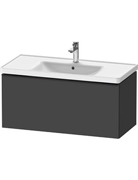 Duravit D-Neo 1 Drawer Vanity Unit 984mm for D-Neo Basin - DE4256