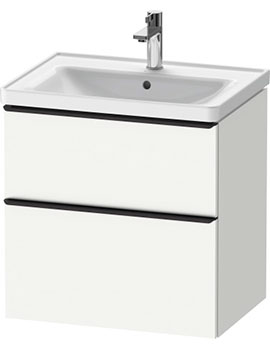 Duravit D-Neo 2 Drawers Vanity Unit 634mm for D-Neo Basin - DE4354