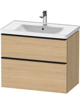 Duravit D-Neo 2 Drawers Vanity Unit 784mm for D-Neo Basin - DE4355