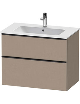 D-Neo 2 Drawers Vanity Unit 810mm for Me by Starck Basin - DE4362