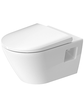 Duravit D-Neo Wall Mounted Rimless Toilet 370 x 540mm