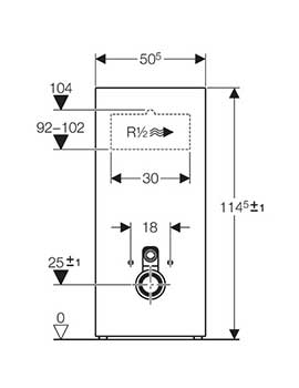 Geberit Monolith Plus Wc Unit And Cistern For Wall Hung Wc