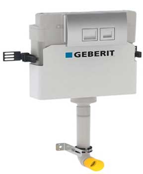 Geberit Geberit Delta 12cm Concealed Dual Flush Cistern - 109105001