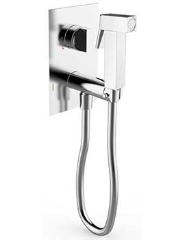 GRB Mixers Intimixer Quadro Vertical Built-In Thermostatic Bidet Shower Set - 08340320