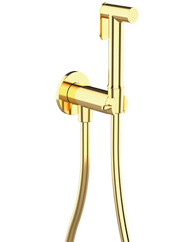 Intimixer Brass perineal Douche Set in Polished Gold - 08123104