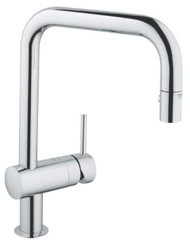 Grohe Minta Kitchen Mixer U Spout Pull Out Spray  By Grohe