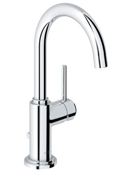 Atrio Basin Mixer Tap With Swivel C-Spout