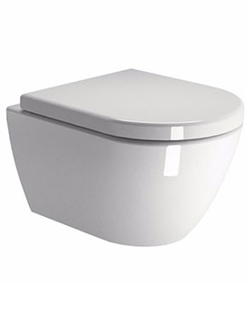 GSI Pura 50 Wall Hung 500 x 360mm Swirlflush WC Pan - GS8816