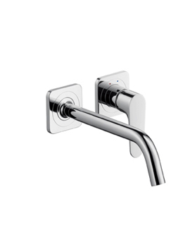 Axor Citterio M Wall Mounted Single Lever Basin Mixer with Long spout By Axor