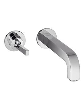 Axor Citterio Wall Mounted Basin Mixer with short spout