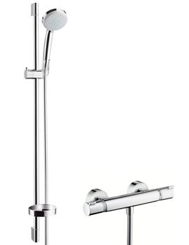 Hansgrohe Croma 100 Vario/Ecostat Comfort Combi 90cm