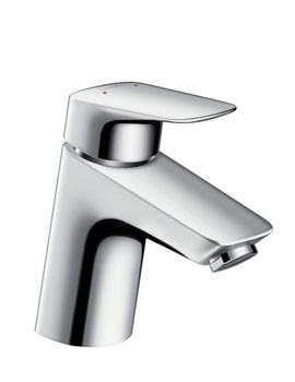 Hansgrohe Logis Single Lever Basin Mixer With Push-Open Waste - 71077000