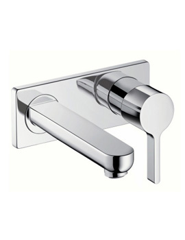 Hansgrohe Metris S concealed single lever basin mixer projection: 225 mm 31163000 By Hansgrohe