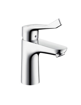 Hansgrohe Focus Care single lever basin mixer 100 with extra long handle without waste set 31915000 By Hansgrohe