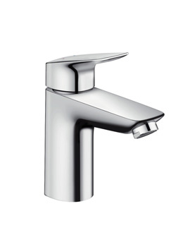 Hansgrohe Logis single lever basin mixer 100 LowFlow with pop-up waste set 71104000 By Hansgrohe