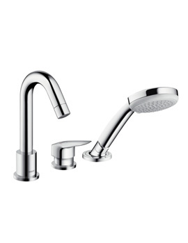 Hansgrohe Logis deck-mounted three hole single lever bath mixer 71310000