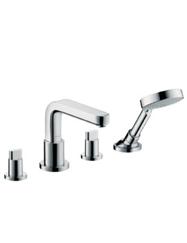 Hansgrohe Hansgrohe Metris S four hole deck-mounted bath fittings 31446000