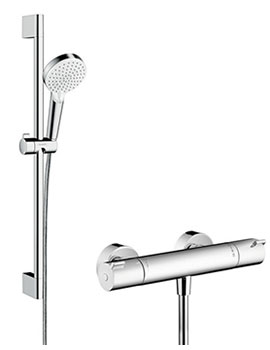 Hansgrohe Crometta Ecostat 1001 CL Combi 0.65m with Vario hand shower - 27812400