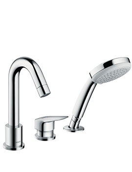 Hansgrohe Logis Deck-Mounted 3 Hole Bath Shower Mixer 71313000