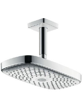 Hansgrohe Raindance Select E 300 2jet Overhead with Ceiling Arm EcoSmart - 26608000