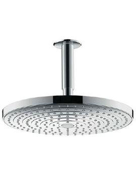 Hansgrohe Raindance Select S 300 2jet Overhead Shower with Ceiling Connector - 27337000