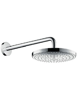 Hansgrohe Raindance Select S 240 2jet AIR Overhead Shower with 390mm Arm EcoSmart - 26470000