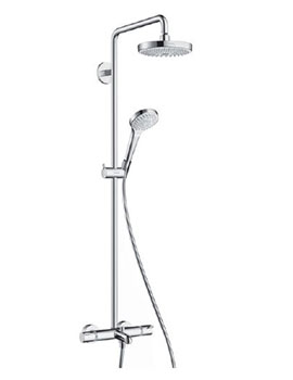 Hansgrohe Croma Select S 180 2jet Showerpipe For Bath Tub - 27351400
