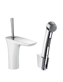 Hansgrohe PuraVida Bidet 1jet Hand Shower, Single Lever Basin Mixer Set 1.60m - 15275400