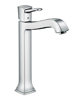 Hansgrohe Metropol Classic Single Lever Basin Mixer 260 With Pop-Up Waste For Washbowls With Lever Handle