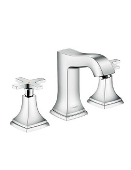 Metropol Classic 3-Hole Basin Mixer 110 With Cross Handle With Pop-Up Waste - 31306000