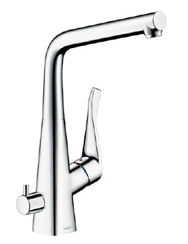 Metris Single Lever Kitchen Mixer 320 With Device Shut-Off Valve - 14888